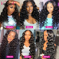 Vallbest Loose Wave Bundles With Closure Human Hair 3 Bundles With Lace Closure Brazilian Hair Weave Bundles Remy Hair Extension