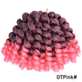 Ombre Braiding Hair Jumpy Wand Curl Crochet Braids Synthetic Crochet Hair Extension for Black Women Jamaican Bounce Curly Hair