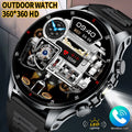 New Business Smart Watch Men LED Flashlight Bluetooth Call Heart Rate Sleep Monitor Outdoor Sports Fitness Waterproof Smartwatch
