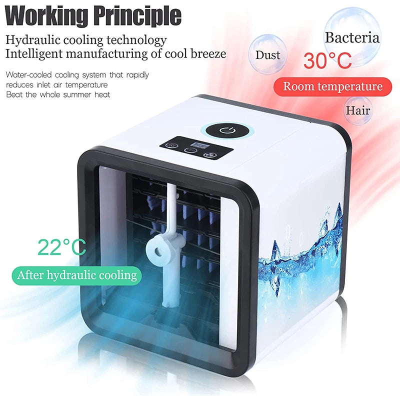 Cooling Fan Mini air Conditioner Fan Cooling Machine Cooling Artifact Dormitory Home Smart Energy Saving