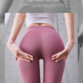 Summer new double-sided woolen nude fitness pants no embarrassing line women's sportswear buttocks lifting high waist yoga pants