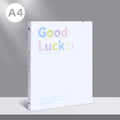 INS Style Loose Leaf A4 File Folder Transparent Detachable Data Book Students Stationery Office Storage Booklet School Office