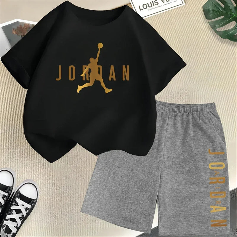 Summer Short Sleeve Children's Pattern Printed Sports - View 2 | SAMAG