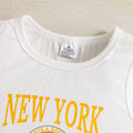 Summer girls' set, breathable and cool solid color - View 3 | SAMAG