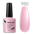 VENALISA Non Cleansing Topcoat Nail Art 7.5ml Soak off Base Coat Foundation No Wipe Top Coat Nail Gel Funny Bunny Gel Varnish