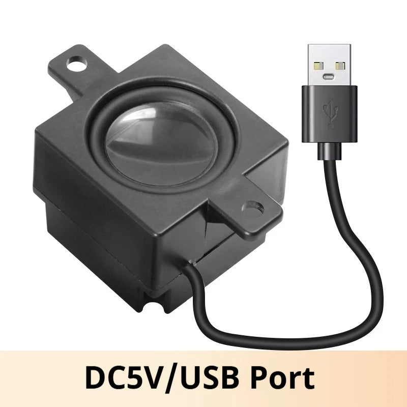 Parlantes Para PC USB Stereo Speakers for Laptops; Desktop Mini Subwoofer Speakers for Office Computers, Powered by 5V DC