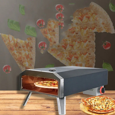Camping Gas Pizza Oven Foldable Portable Rotating Outdoor | SAMAG