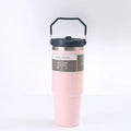 900ML Stainless Steel Thermos Mug With Straw Keeps Cold and Heat Thermal Mug Tumbler Outdoor Sports Thermal Water Bottle