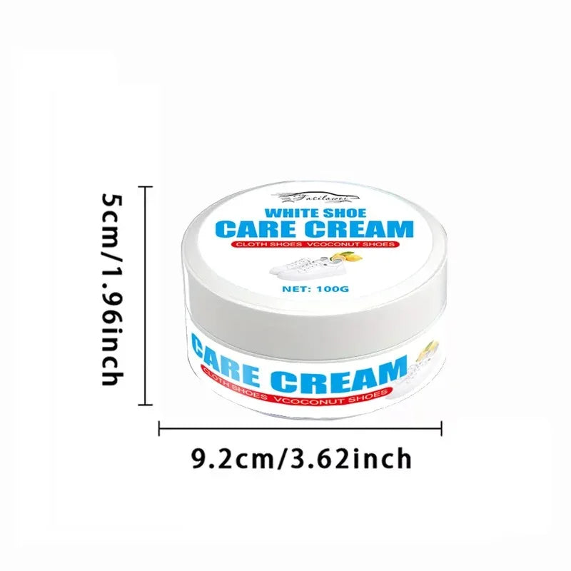 Fasilawei Functional White Shoe Polishing Paste: Solves issues, for sports/walking shoes/RV interiors, easy application