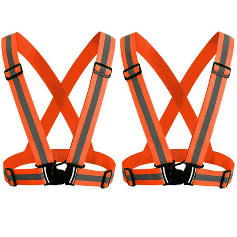 Unisex Night Running Suspender Reflective Suspenders For Men Women Colorful Adjustable Luminous Wide Braces Youth Sport Belt