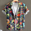 Summer Men's Social Casual Hawaiian Floral Short Sleeve | SAMAG