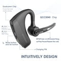 Newest K30 Bluetooth Headset Wireless Headphones Dual-Mic Mute Noise Cancelling Earpiece Handsfree Earphones for Driver Office