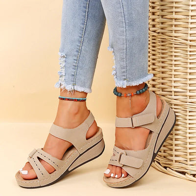 Sandals Shoes Women Soft Slip on Walking Open Toe Slipper | SAMAG