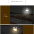 LED Night Light, EU Plug-in Smart Wireless Light Control Sensor Light, 220V Wall Light For Home Corridors, Bathrooms, Hallways