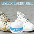 Farienne White Shoe Brightener Polish, Sneaker Cleaner Cream for Removing Yellowing & Restoring Shoe Whiteness