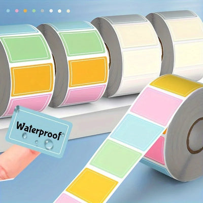 Waterproof Colorful Label Stickers Roll Blank Writable | SAMAG