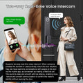 Outdoor Waterproof Lock Wifi Tuya APP Remote Voice Intercom Electronic Door Lock Face Fingerprint Smart Door Lock With Camera