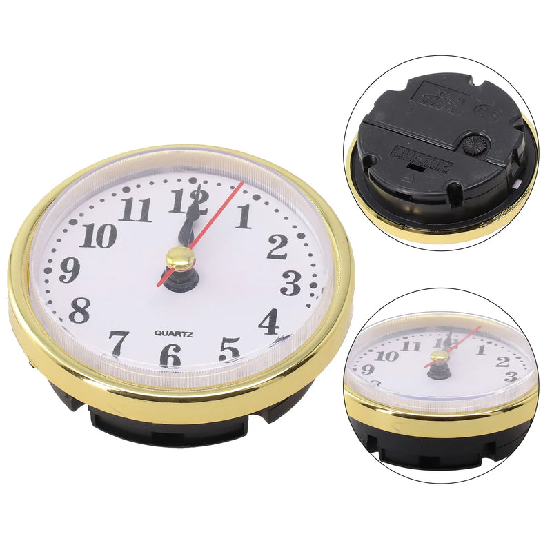 65MM Round Wall Clock Inserts Movement Quartz Clock Classic Watches Wall Clocks Living Room Home Decor Roman Number Little Clock