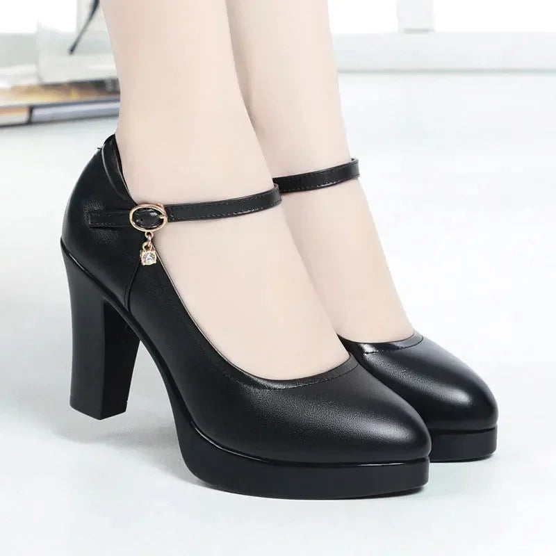 *Spring/Autumn Rhinestone Sexy Prom Women's Shoes Zapatos Mujer Fashion New Elegant/Comfortable Party Pu Wedding High Heels
