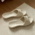 XIXITIAO Women's Slippers Fashion Four Seasons Comfort EVA Soft Thin Portable Home Slippers Indoor Anti-slip Bathroom Flat Shoes