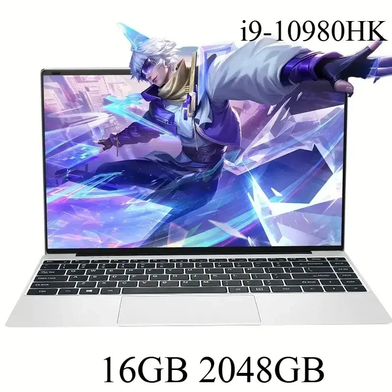 2026 Intel Core i9-10980HK Notebook Windows 11 Pro 14.1inch Laptop 16GB RAM 1TB/2TB SSD Fingerprint UnIock Office Game Laptops