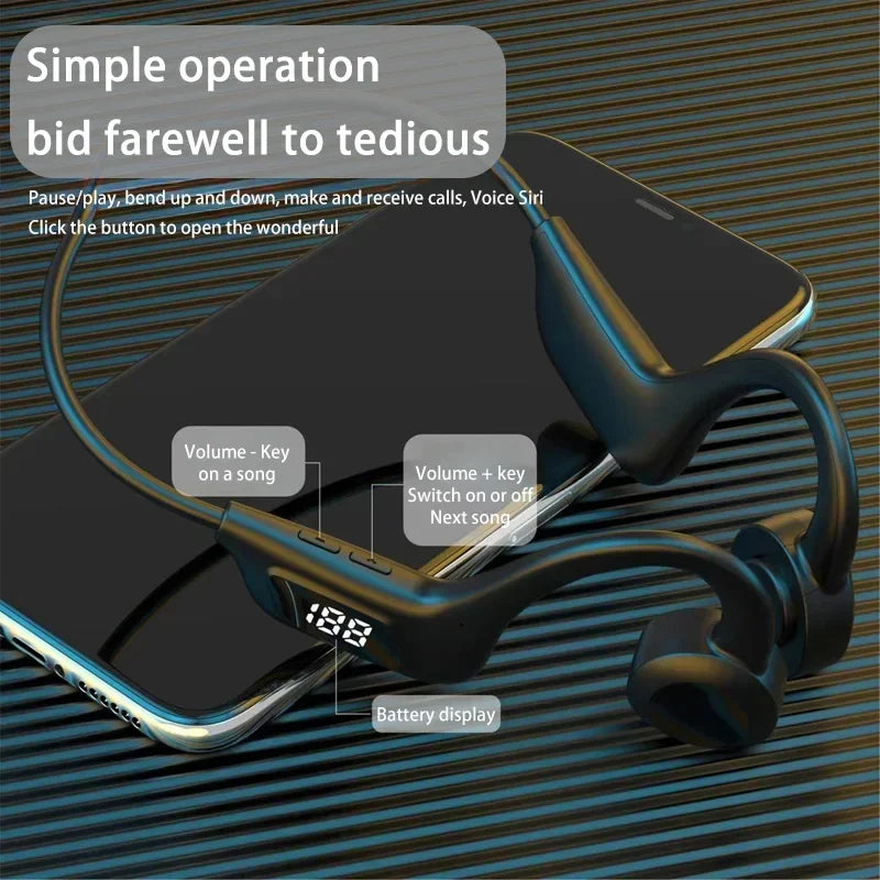 Lenovo X7 Wireless Earphone Bone Conduction Bluetooth Headphone Waterproof Hand-free With Mic For Running Sport Swimming