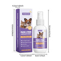 50ML Topical Pet Deworming Spray Gentle Formula Eliminates Mites & Fleas Effective External Insect Repellent for Cats & Dogs