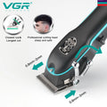 VGR Professional Electric Hair Clipper with Super Power Direct Insertion Hair ClipperMetal Blade Cleaning and Hair Removal V-123