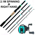 Lure Fishing Rod Combo 1.8/2.1m Carbon Spin/Cast Travel - View 7 | SAMAG