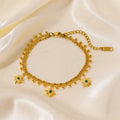 GANPUP 316L Stainless Steel Delicate Pearl Starfish Charms Bracelet For Women Texture Waterproof Wrist - Visuel 9 | SAMAG