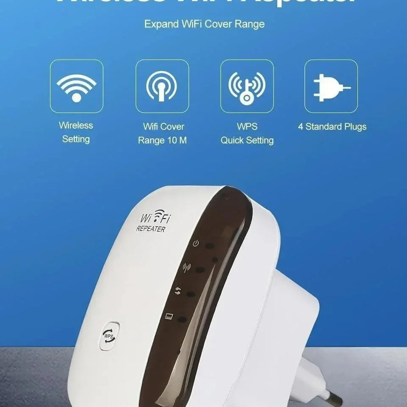 Wireless Signal Booster Wifi Extender Small Steamed Bun Network Repeater Ap Broadband Home Router Signal Amplification Extension