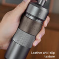 HiBREW Manual Coffee Grinder Aluminum Conical Burr Capacity 22g Hand Coffee Grinder with 11 Levels Adjustable Setting Pour Over
