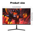 Gawfolk 27 inch Curved Gaming Monitor,180Hz PC Monitor Full HD 1080P, Frameless 1800R Computer Display with FreeSync & Eye-Care
