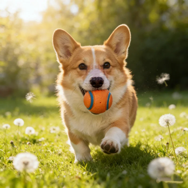 Chew Proof Dog Toy Ball High Elastic Jumping Fetch Ball for Aggressive Chewers Large Medium Small Dogs Puppy Pet Supplies