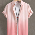 Men's Shirt Gradient Design Graphic 3D Print Summer | SAMAG