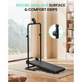 Dual Wheel Manual Treadmill with Adjustable Incline, LCD | SAMAG