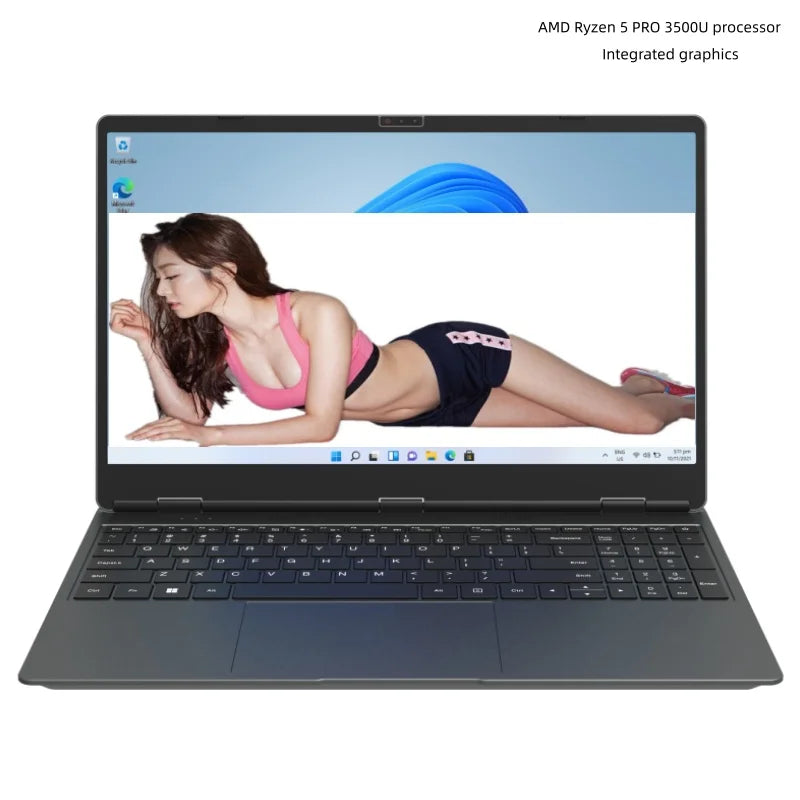 15.6Inch Ultra-Thin 32GB Ram 128G-1TB SSD Amd Ryzen 5 3500U 2.1Ghz Integrated graphics Windows 11Pro Version Fast Charge Laptop