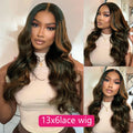 Body Wave HD Lace Front Wigs Human Hair 200 Density FB 30 13x6 HD Transparent Lace Frontal Brazilian Wigs for Women 52 Inch