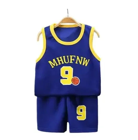 Children Sets Summer Sleeveless Basketball T - shirts - View 8 | SAMAG