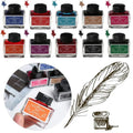 1pcs Fountain Dip Pen Writing Stationery Colored ink Non Carbon Signature Pen Painting