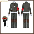 Anime Game Korekiyo Shinguji Cosplay Costume Wig Dark Green Military Uniform Coat Hat Full Set Man Woman Halloween Carnival Suit