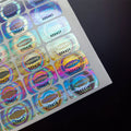 300/600/1200 pcs Security Seal Tamper Proof Stickers Holographic Warranty Void Laser Label with Serial Number Adhesive Labels