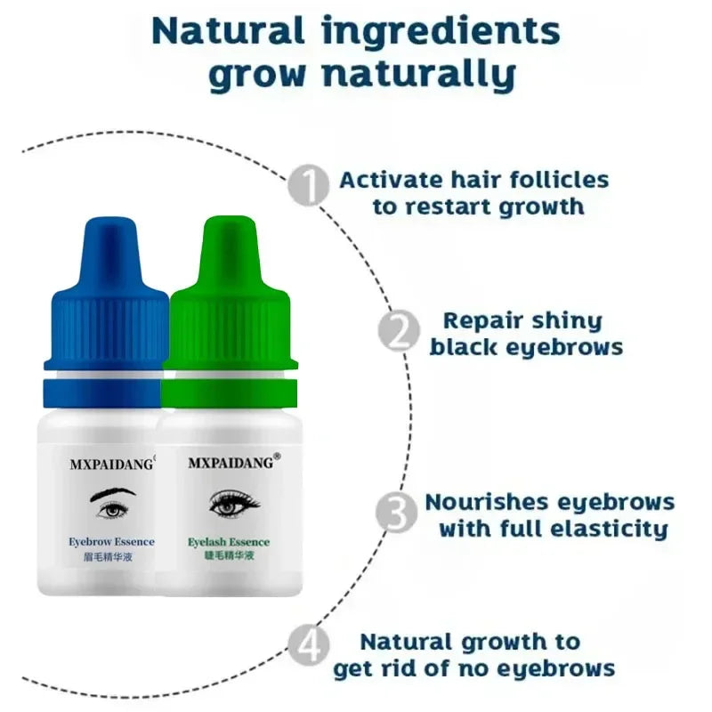 Fast Eyelash Growth Serum Eyebrow Hair Growth Anti Hairs Loss Product Prevent Baldness Fuller Thicker Lengthening Eyebrow Makeup