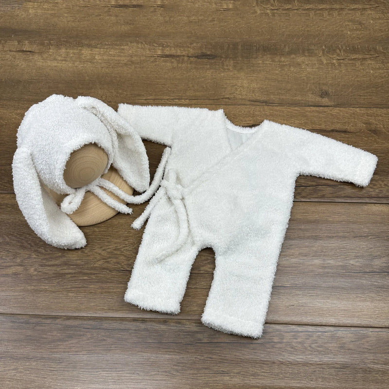 0-12 Months Baby Bunny  Rabbit Outfit Newborn Photography Props  Jumpers Baby Photo Shoot Clothing