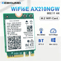 KEBIDUMEI AX210NGW WiFi 6E Card Bluetooth 5.3 2.4G/5G/6GHz 802.11AX M.2 NGFF Wireless Network Adapter For Laptop PC | SAMAG