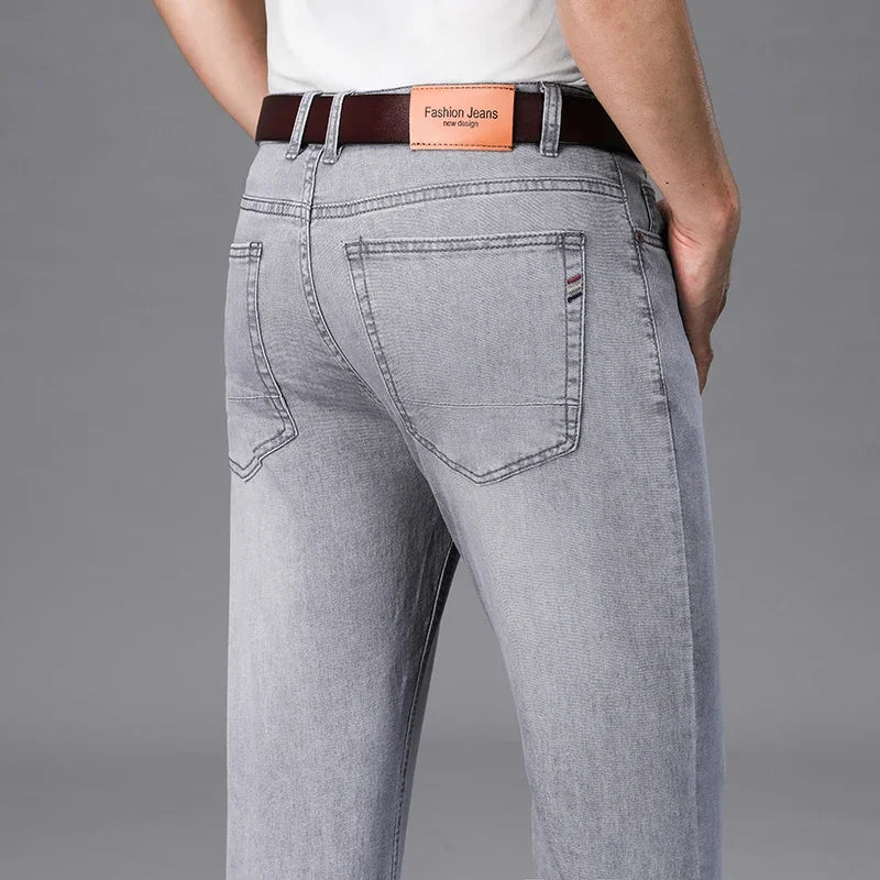 Men's Fashion Jeans Cotton Summer Thin Comfortable | SAMAG