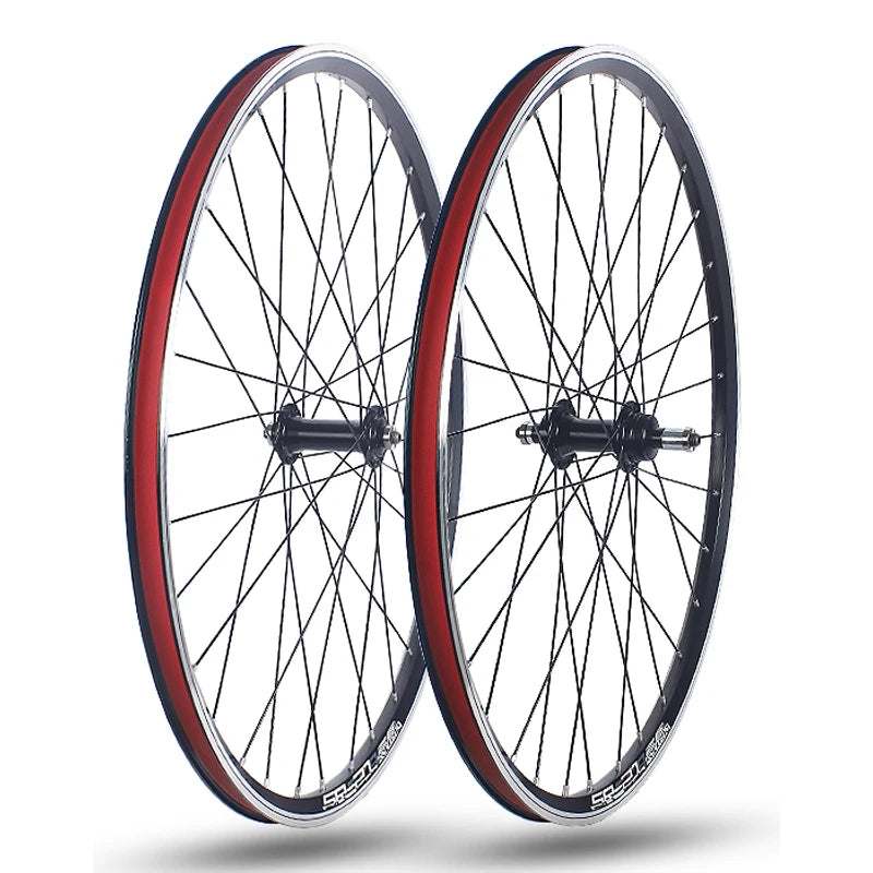 700C Road Bike Wheelset Parts V Brake 32H  100X135mm Double Layer Aluminum Alloy 2Bearing Hub Bicycle Wheel ROCKBAO