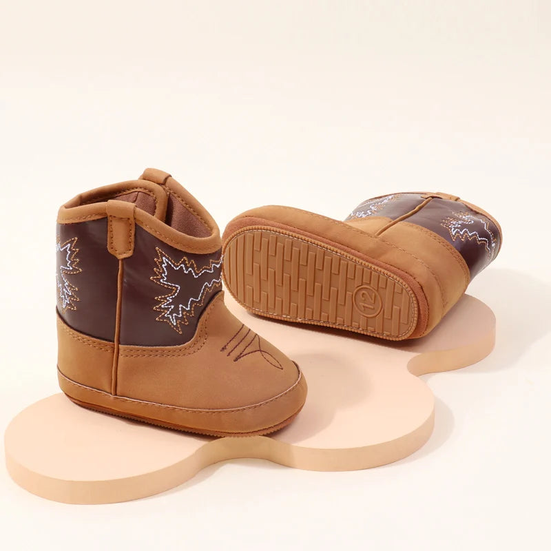 Baby Little Boots Soft PU and Cotton Style Spring - View 3 | SAMAG