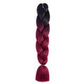 24 Inches DIY Jumbo Braiding Hair Synthetic Hair Extensions Afro Ombre Crochet Braid Hair Wholesale For Women