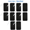 10Pcs 2mm Plug Non-woven Fabric Reusable Self Adhesive Electrode Pads Conductive Gel Pad Body Digital  Massager
